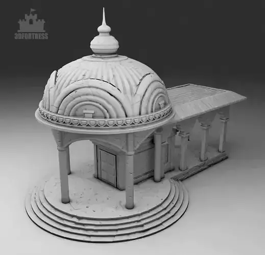 Temple 2 3D print model