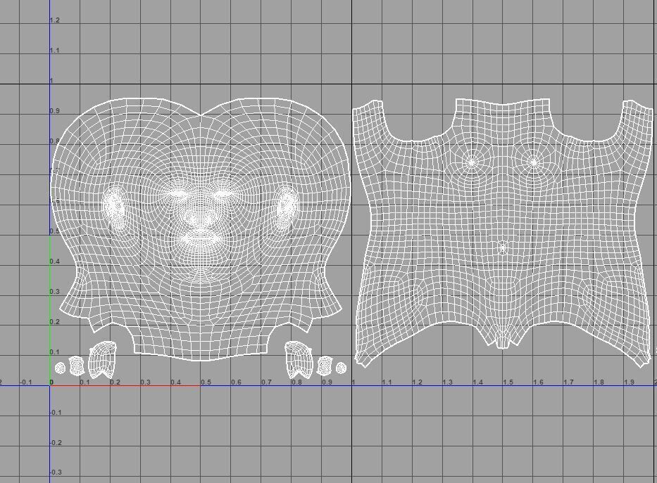 Baby boy and girl 3D model_14