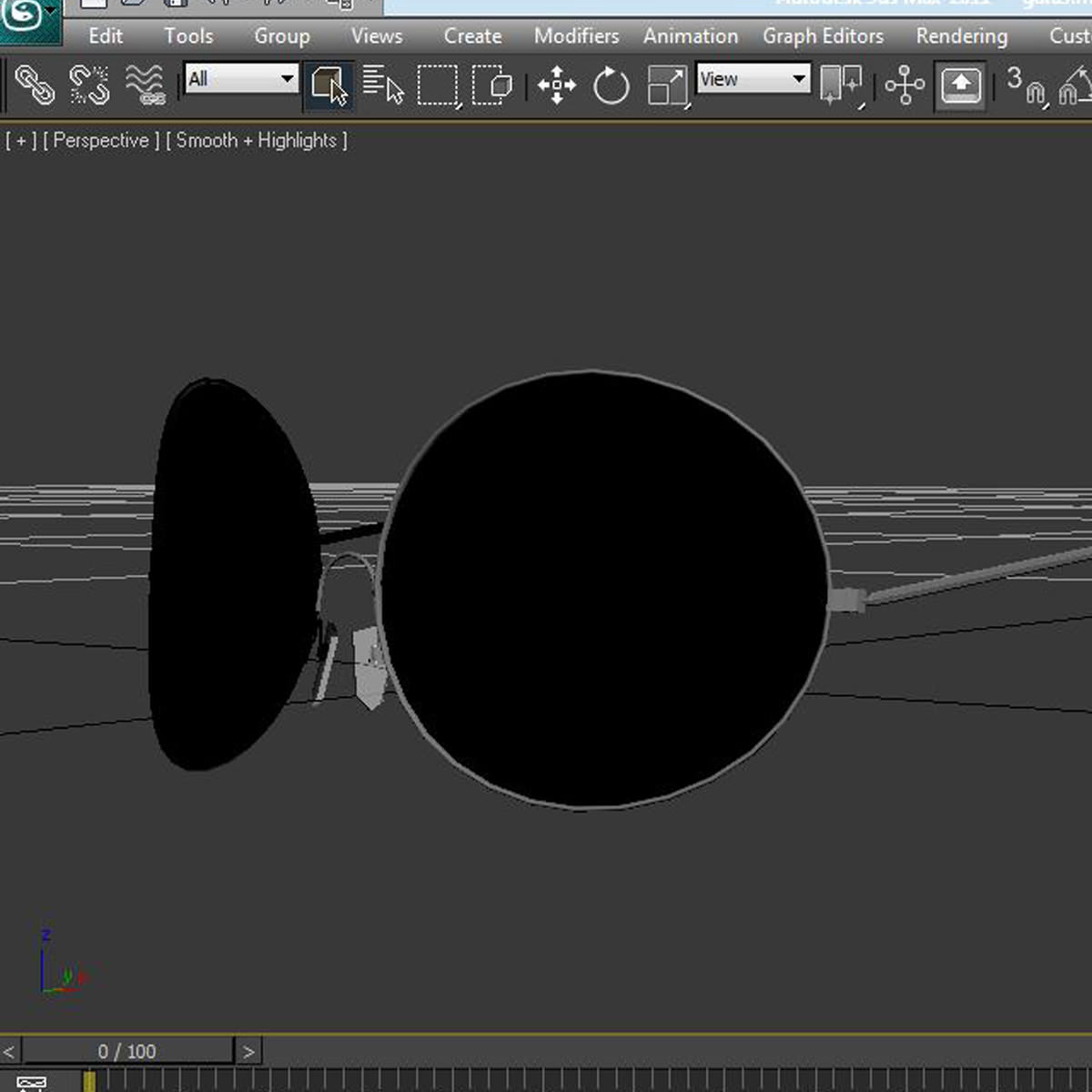 Sunglasses ray-ban aviator - ray-ban aviator 3D model_11