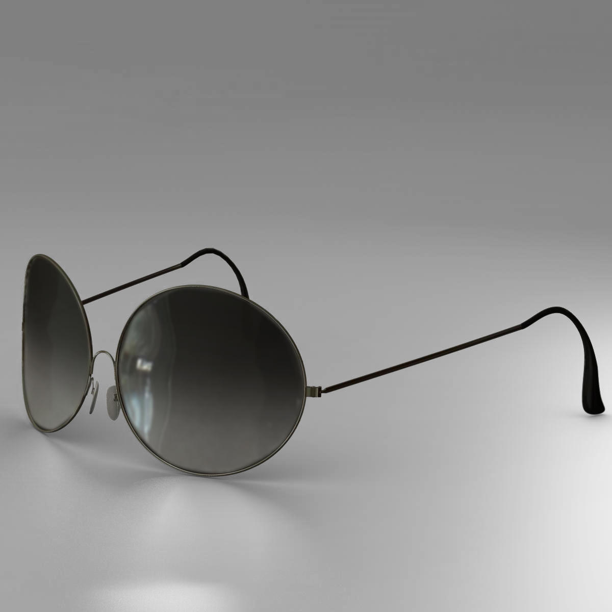 Sunglasses ray-ban aviator - ray-ban aviator 3D model_5