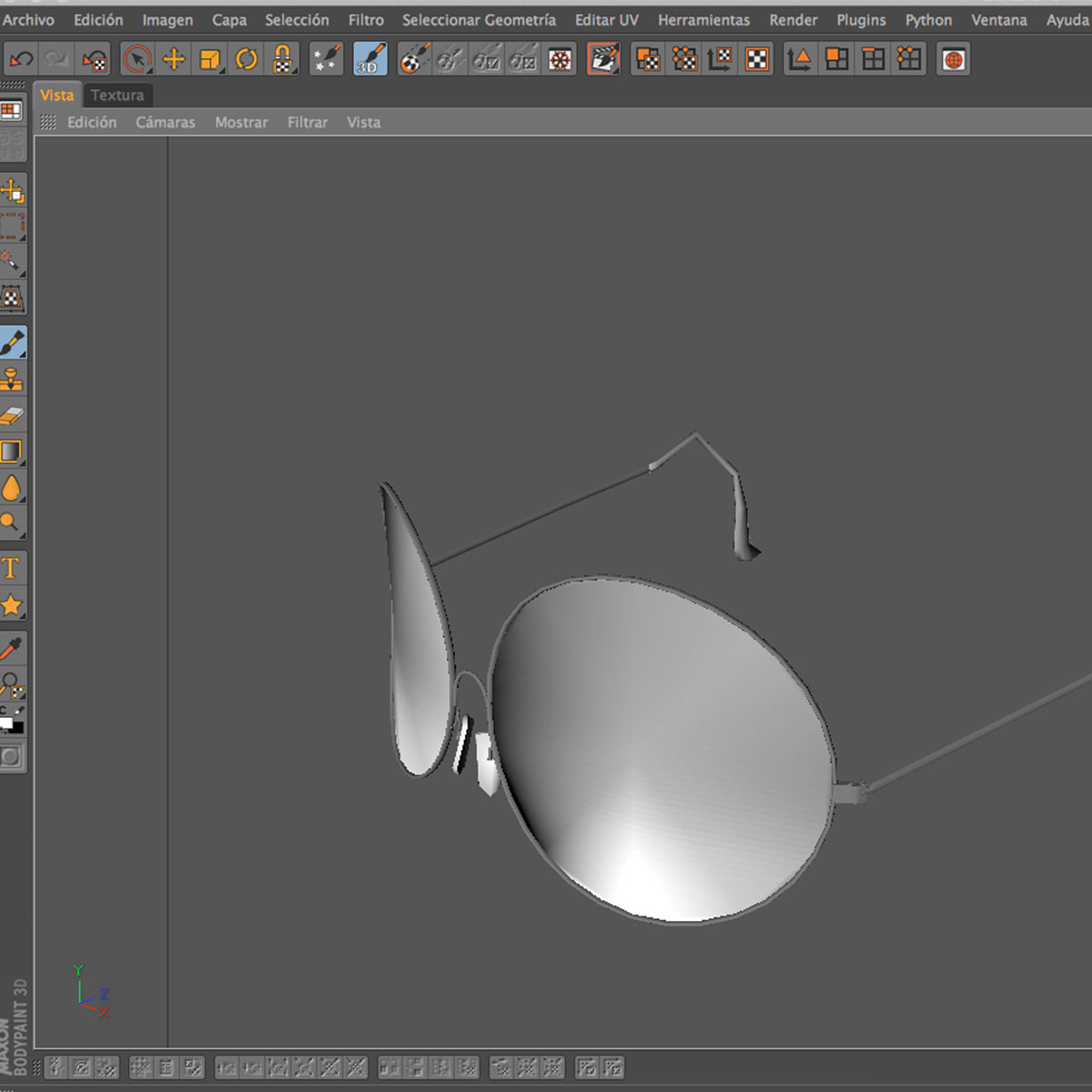 Sunglasses ray-ban aviator - ray-ban aviator 3D model_12