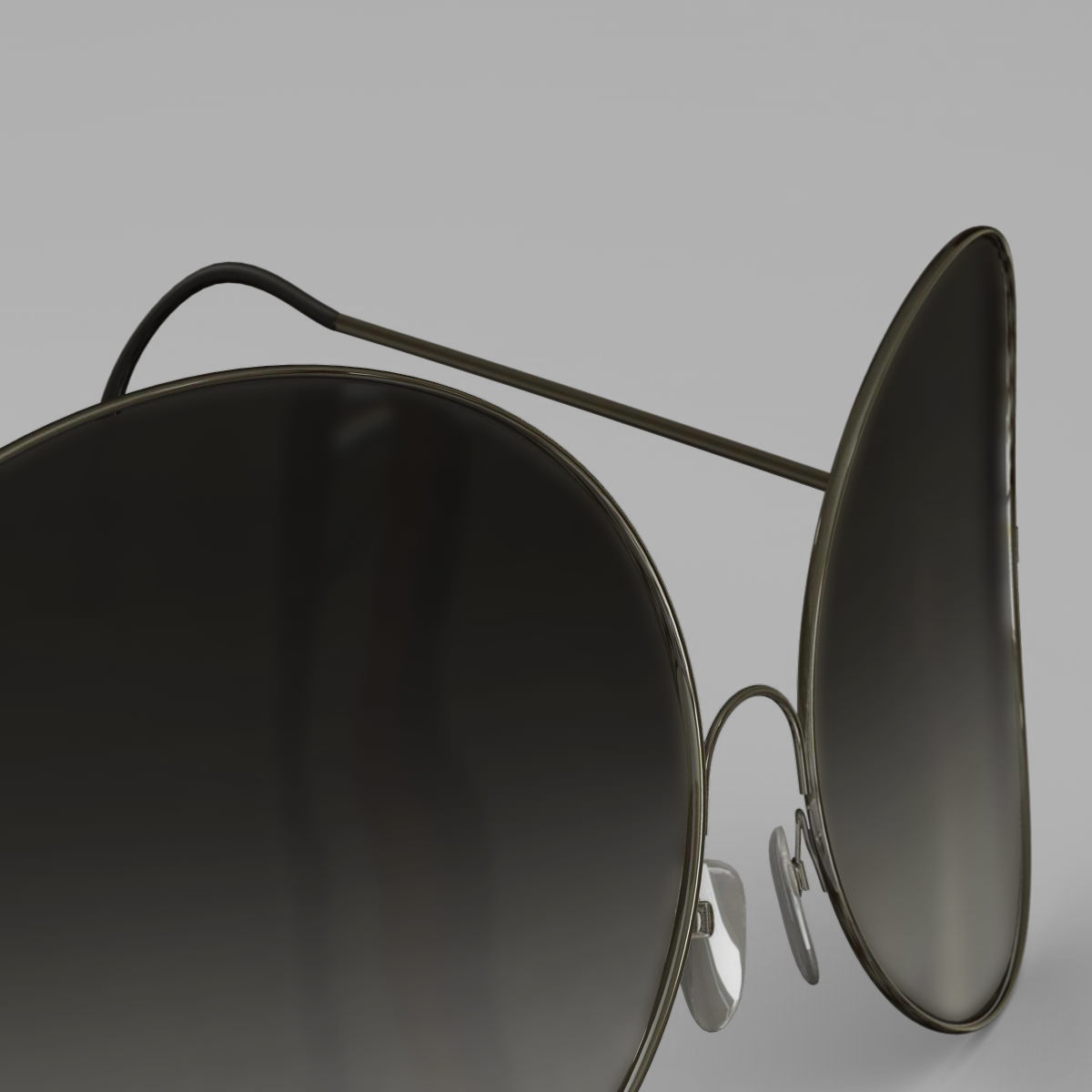 Sunglasses ray-ban aviator - ray-ban aviator 3D model_9
