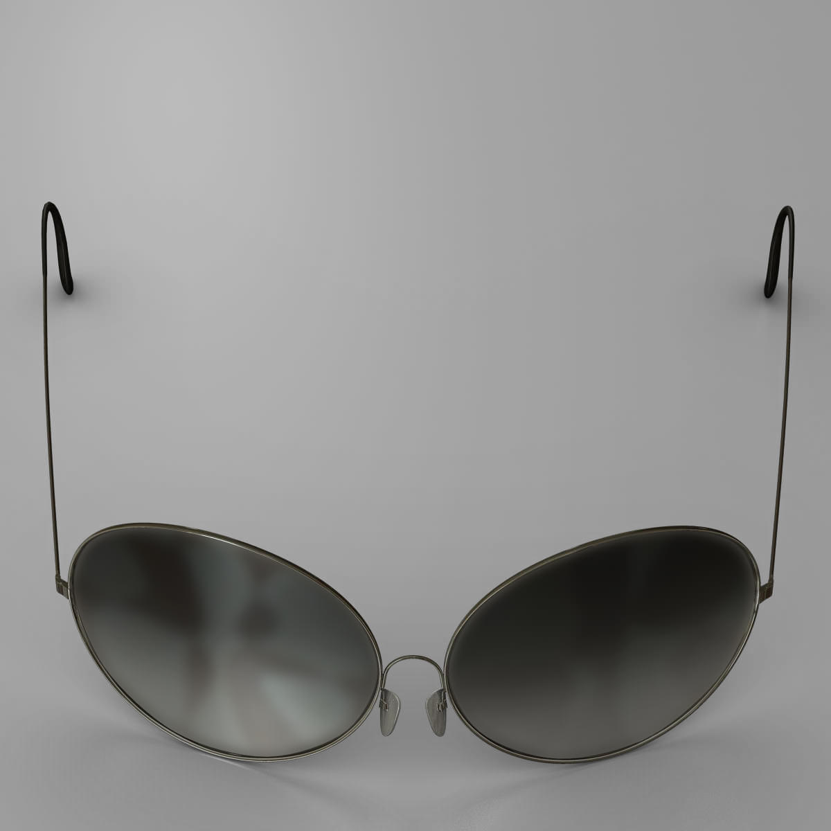 Sunglasses ray-ban aviator - ray-ban aviator 3D model_4