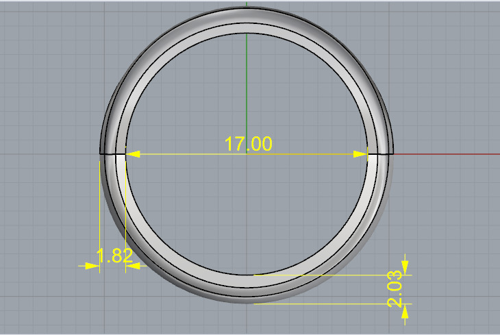 Ring N013146 3D print model_6