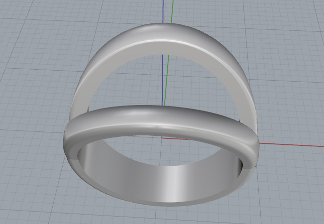 Ring N013146 3D print model_2