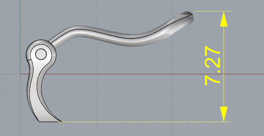 Lock for Earring N013144 3D print model_7