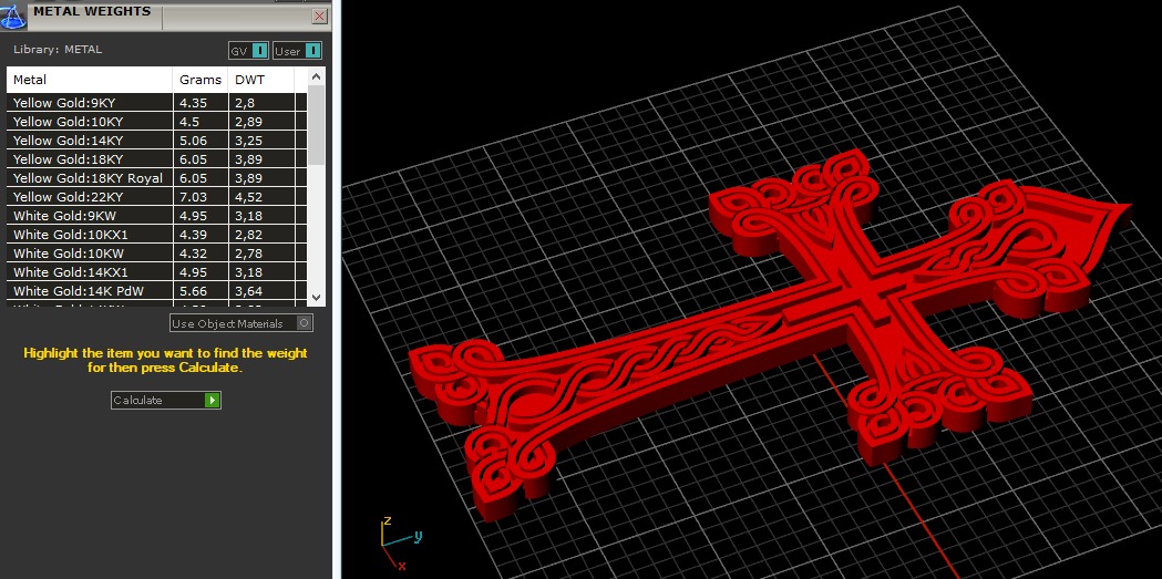 Cross N013138 3D print model_8