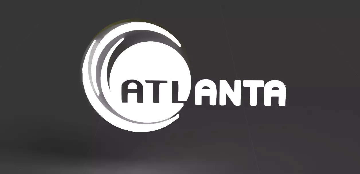 Atlanta Sign Free 3D model