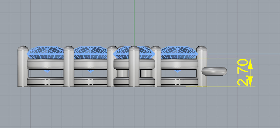 Cross Pendant N013136 3D print model_7