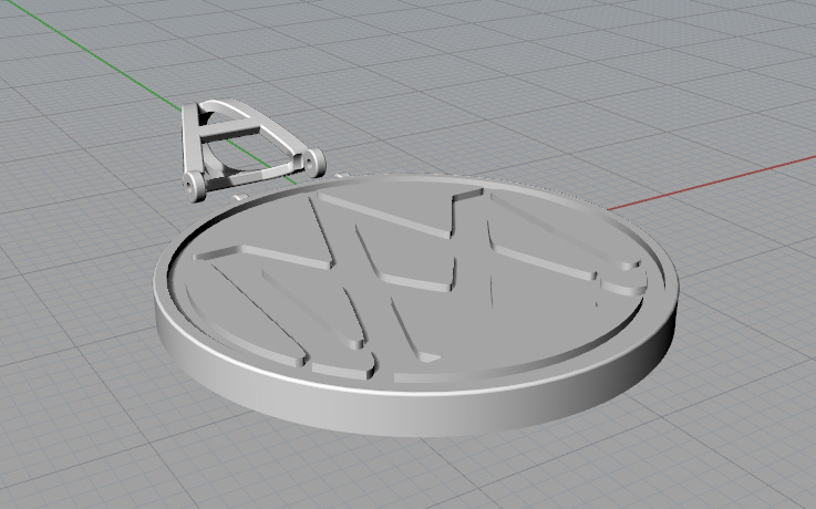 Pendant MA N013124 3D print model_3