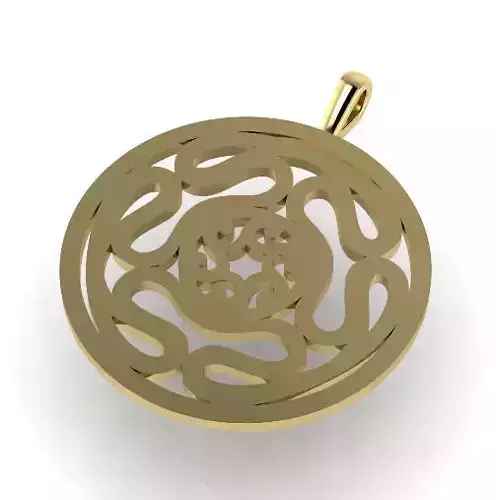 Pendant with patterns N013119