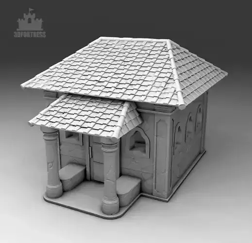 Stone House 3D print model