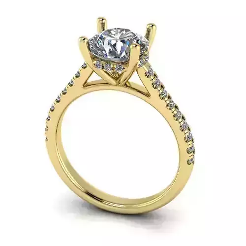 Halo engagement rings N013099