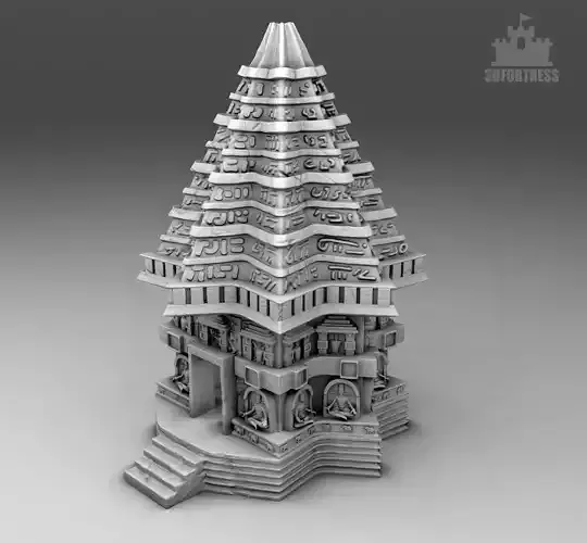Small Temple 3D print model