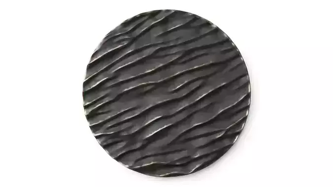 Wall art panel 04 Round wave 3D model