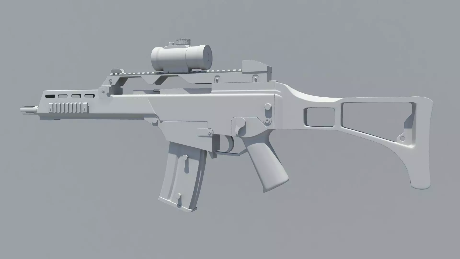 G36 Heckler and Koch Rifle Free 3D model_0