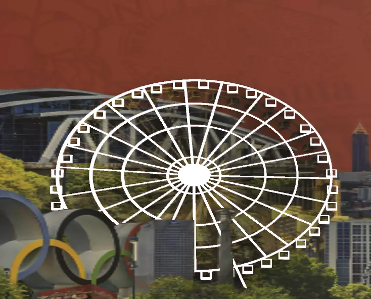 Ferris Wheel Wall Art Free 3D model