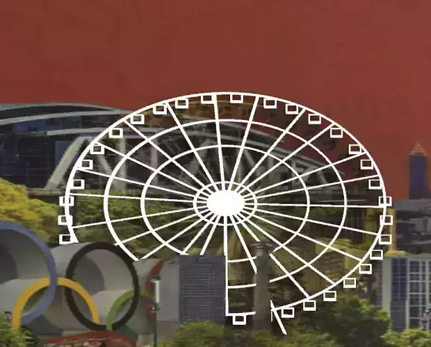 Ferris Wheel Wall Art