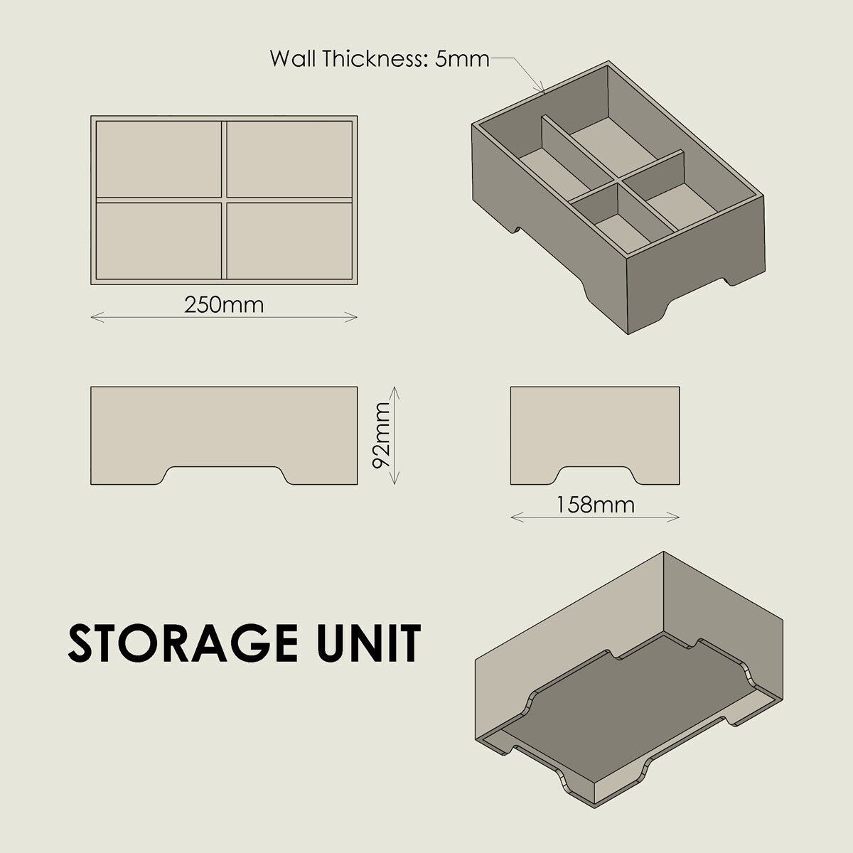 Storage Unit 3D print model_3