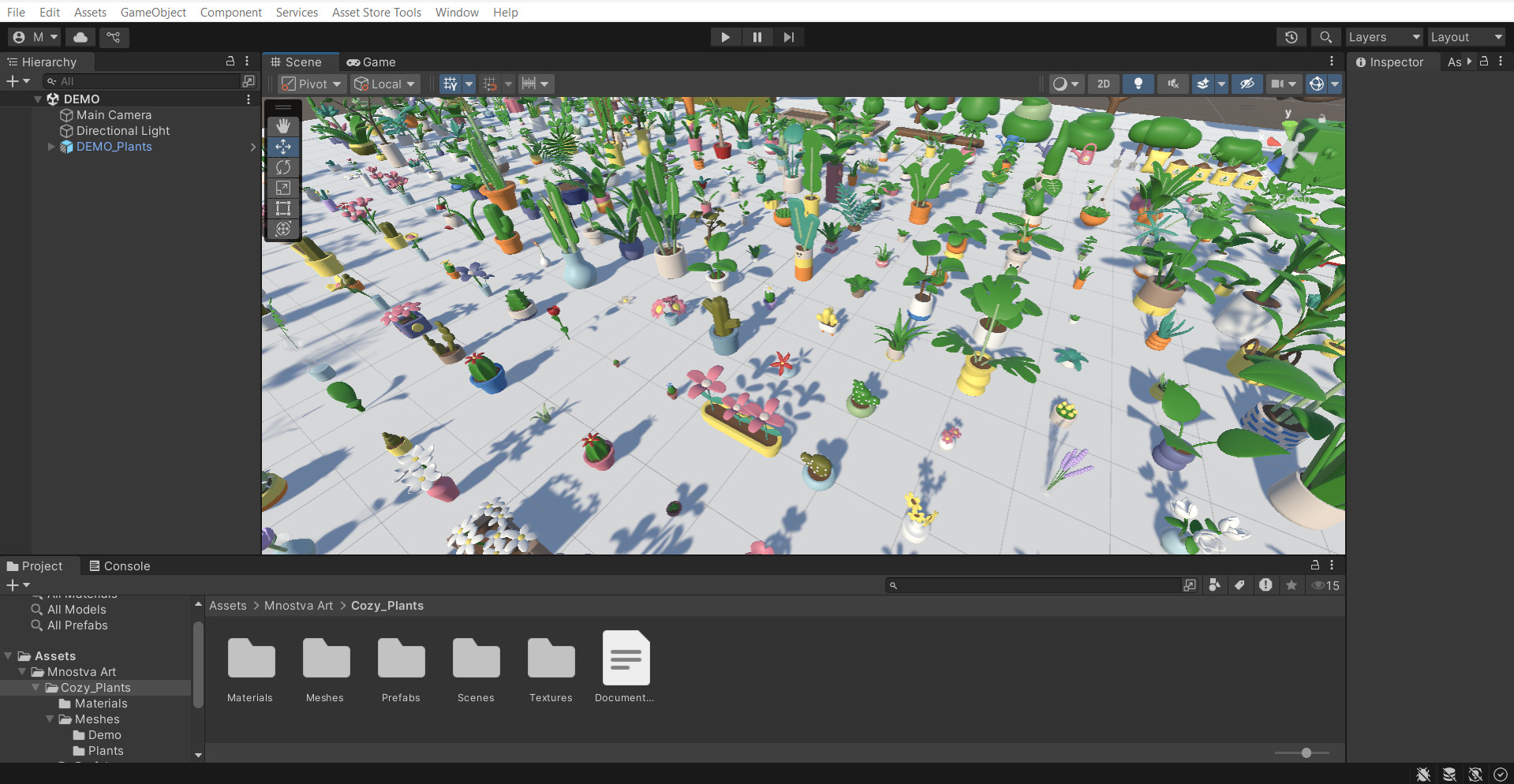 Cozy Cartoon Plants Low-poly 3D model_24