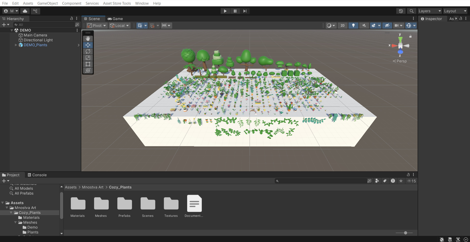 Cozy Cartoon Plants Low-poly 3D model_23