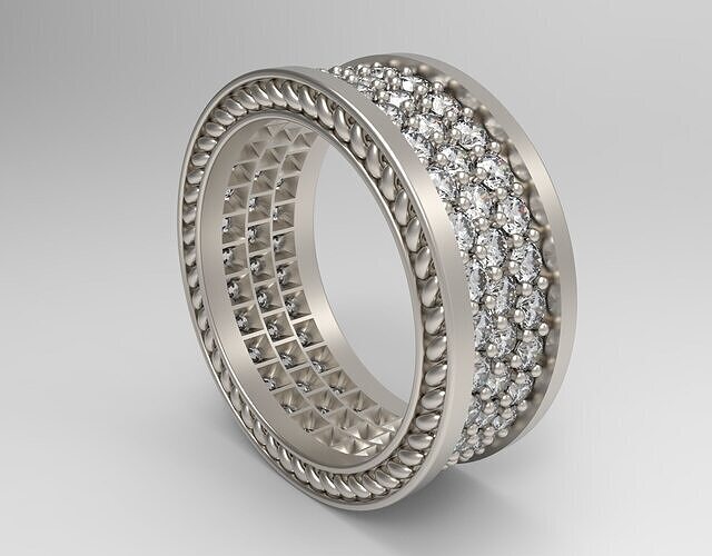 Eternal Glow Ring 3D print model