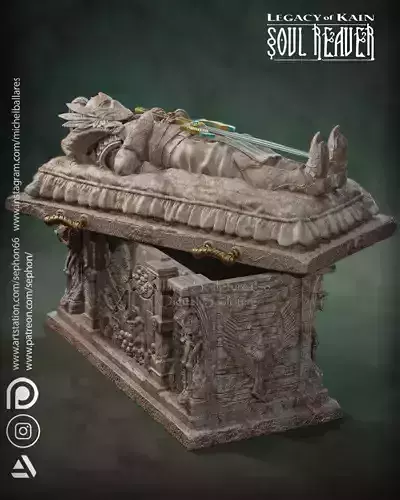 SARCOPHAGUS RAZIEL BY CREATIVE GEEK MB 3D print model