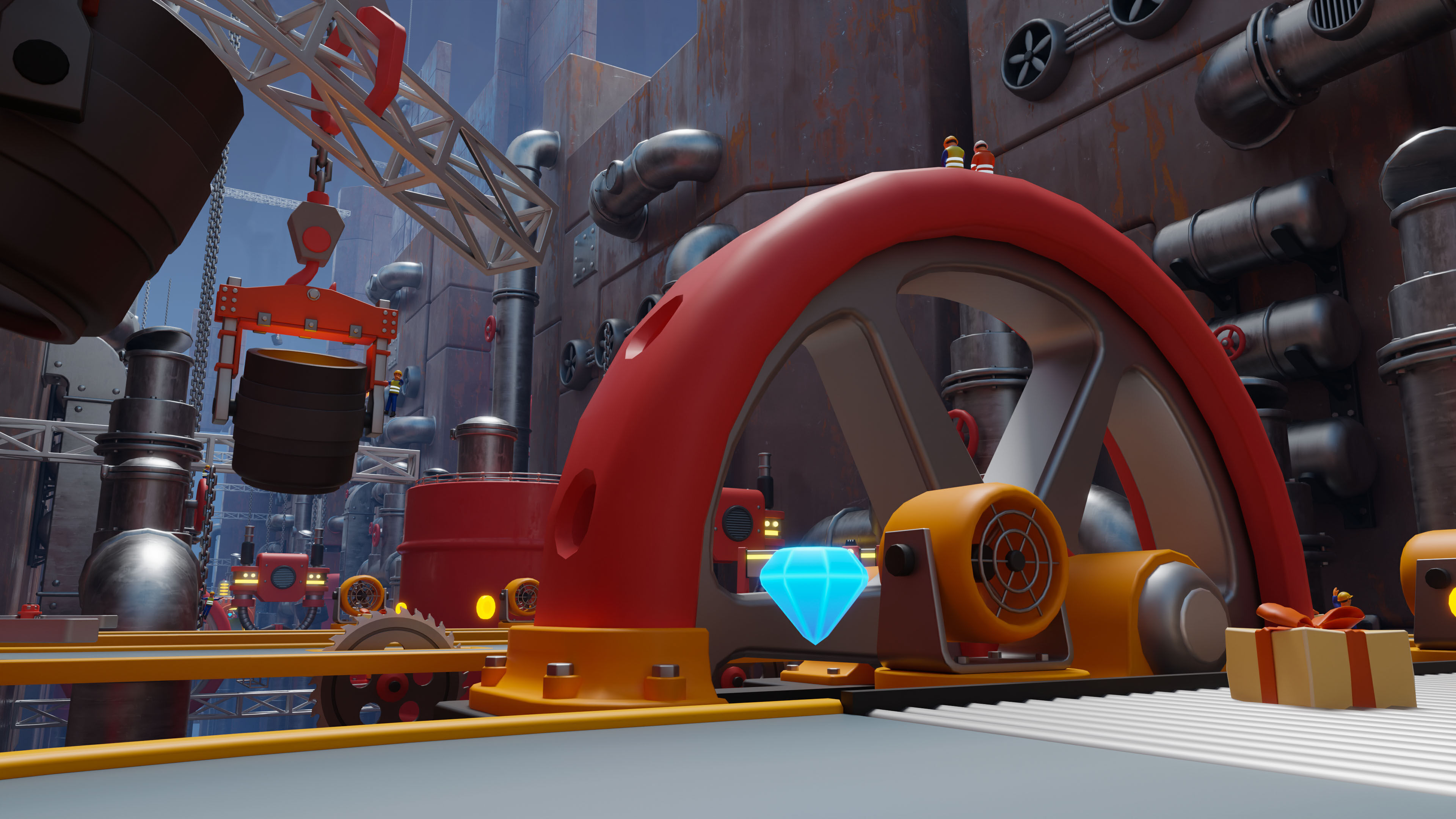 Platformer 15 Factory Low-poly 3D model_31