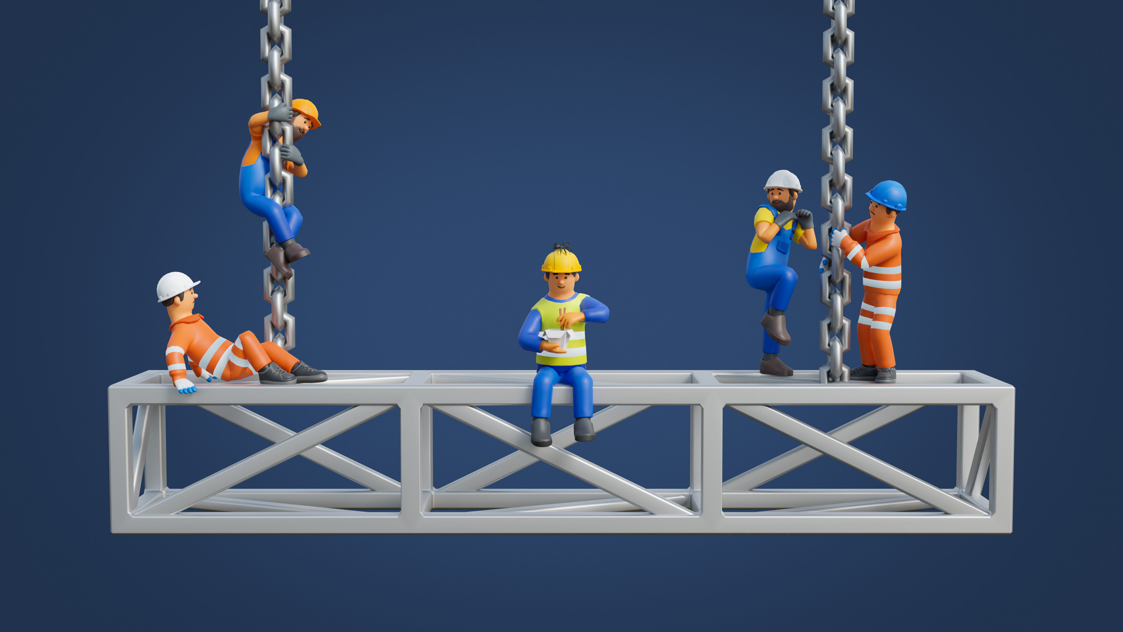 Platformer 15 Factory Low-poly 3D model_40