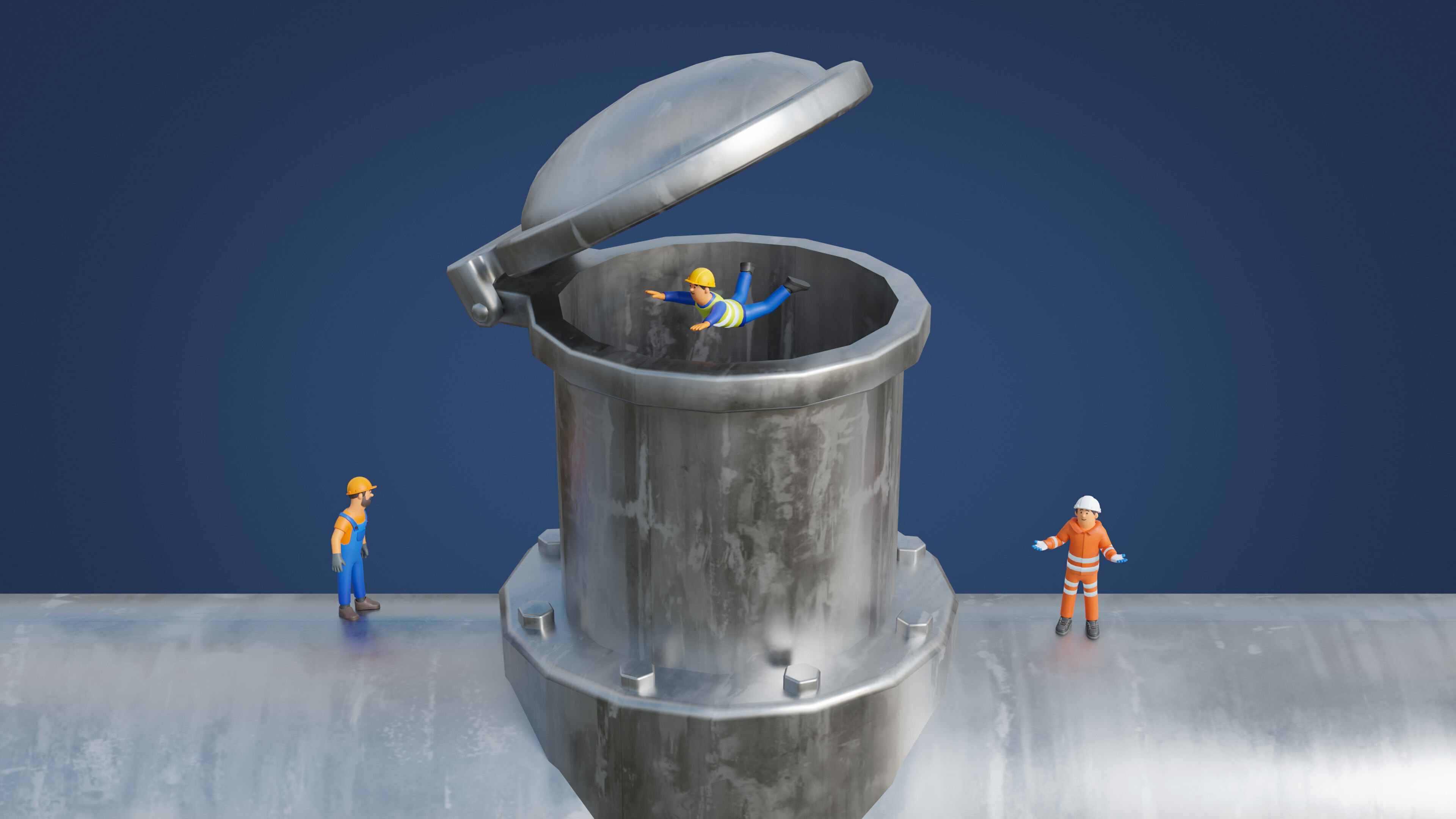 Platformer 15 Factory Low-poly 3D model_41