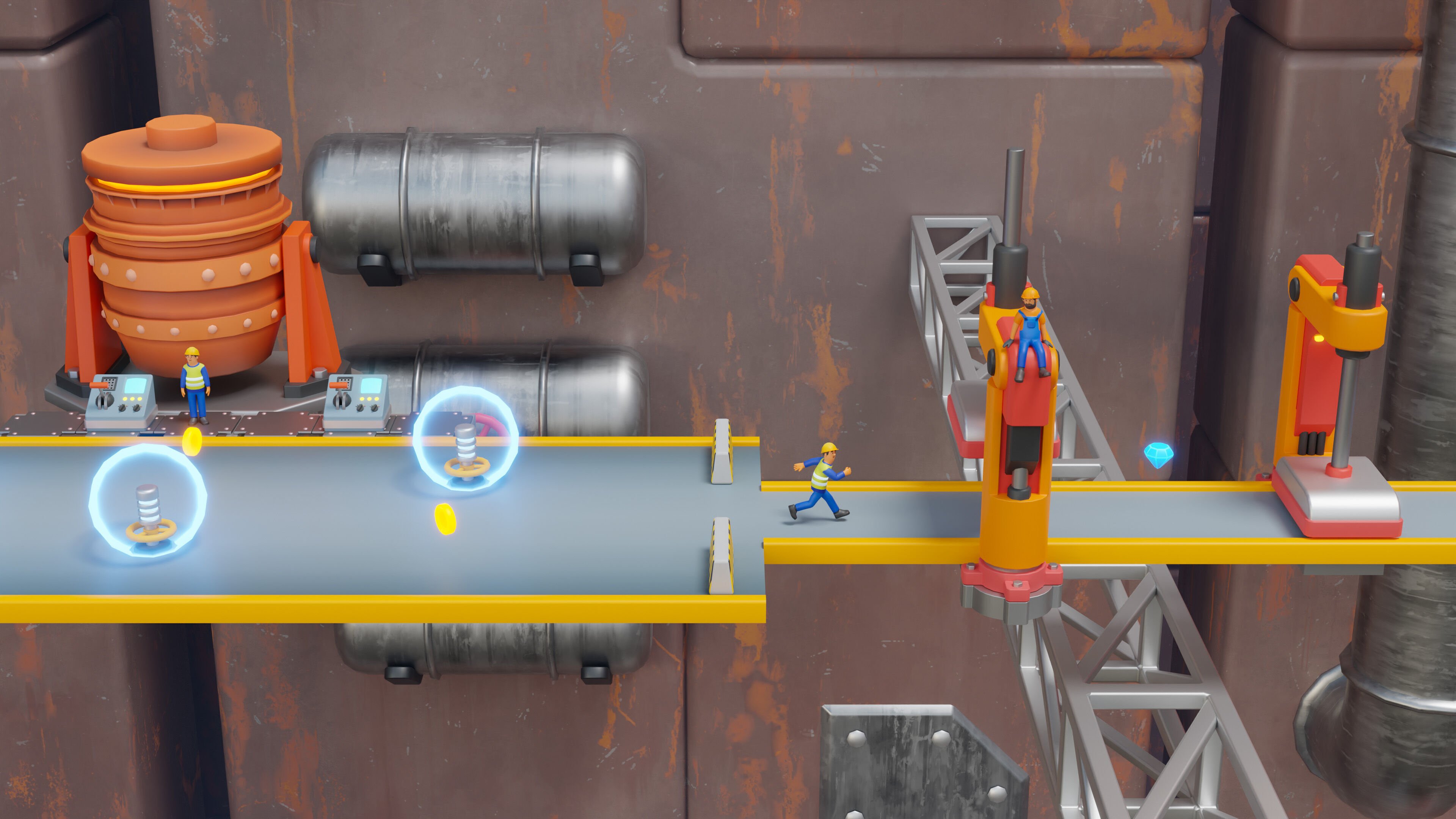 Platformer 15 Factory Low-poly 3D model_19