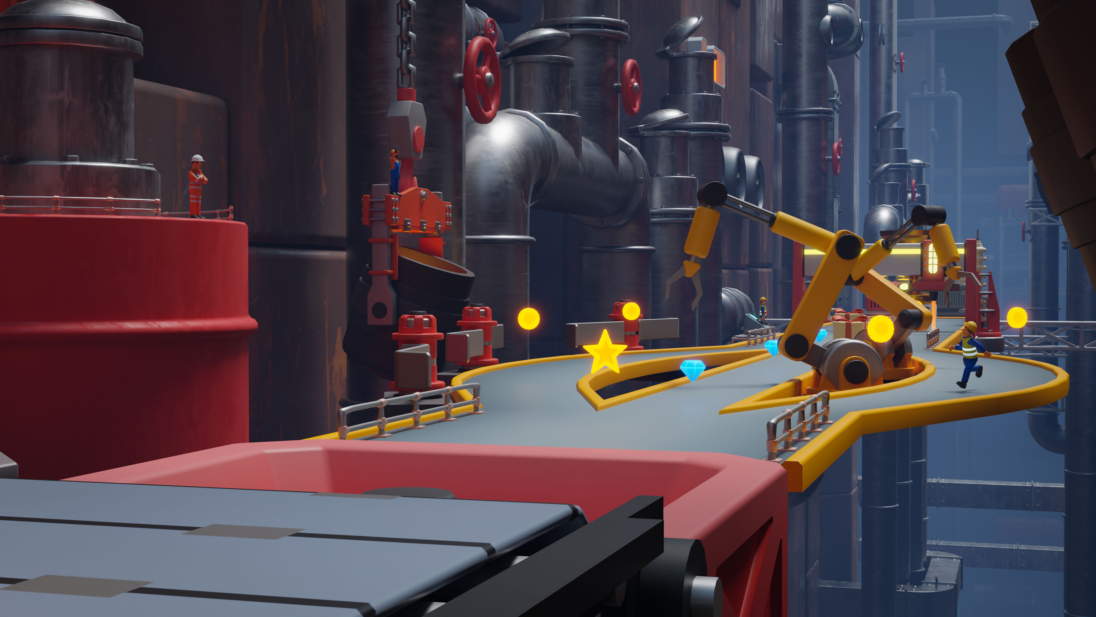 Platformer 15 Factory Low-poly 3D model_24