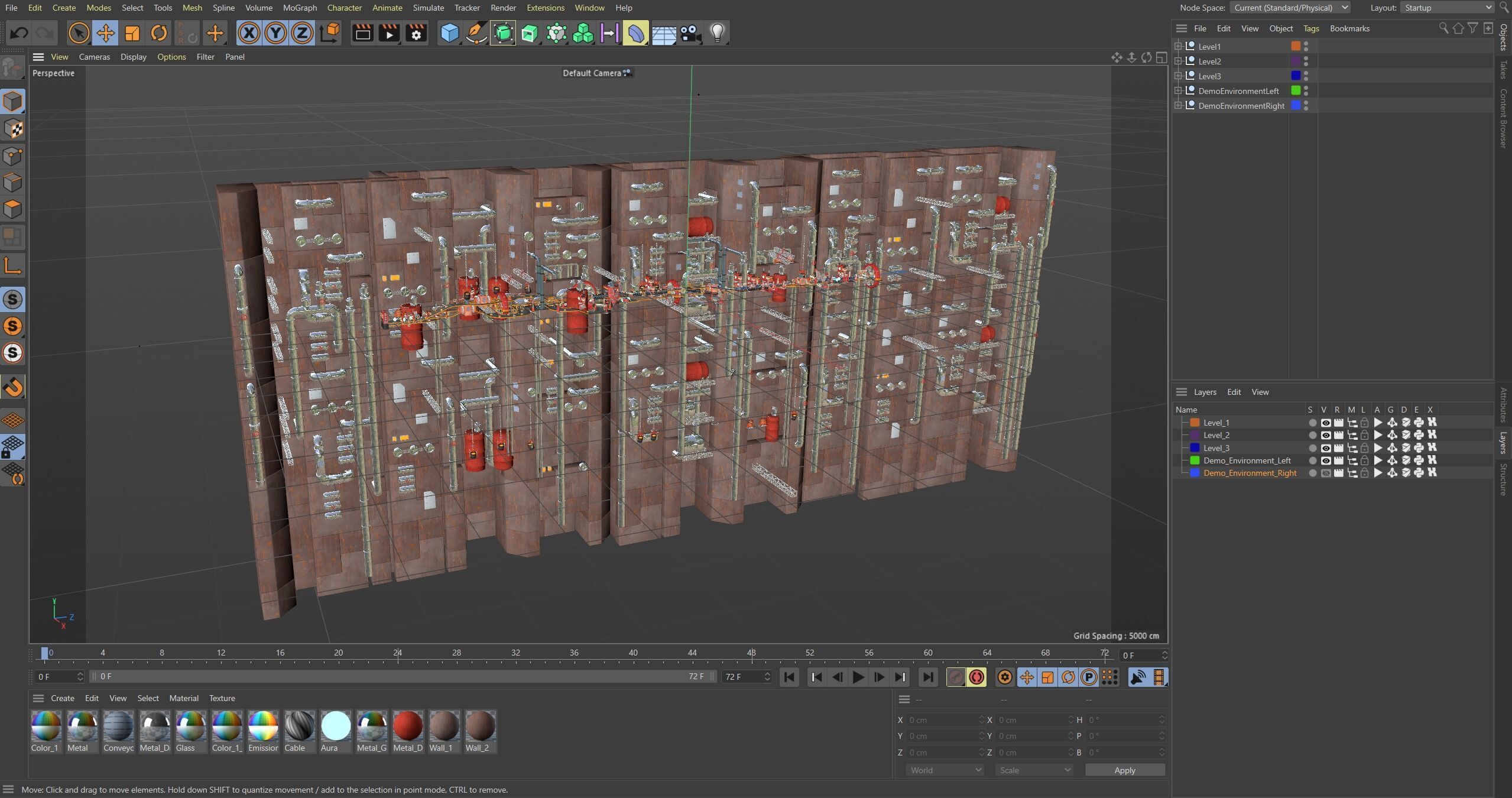 Platformer 15 Factory Low-poly 3D model_48