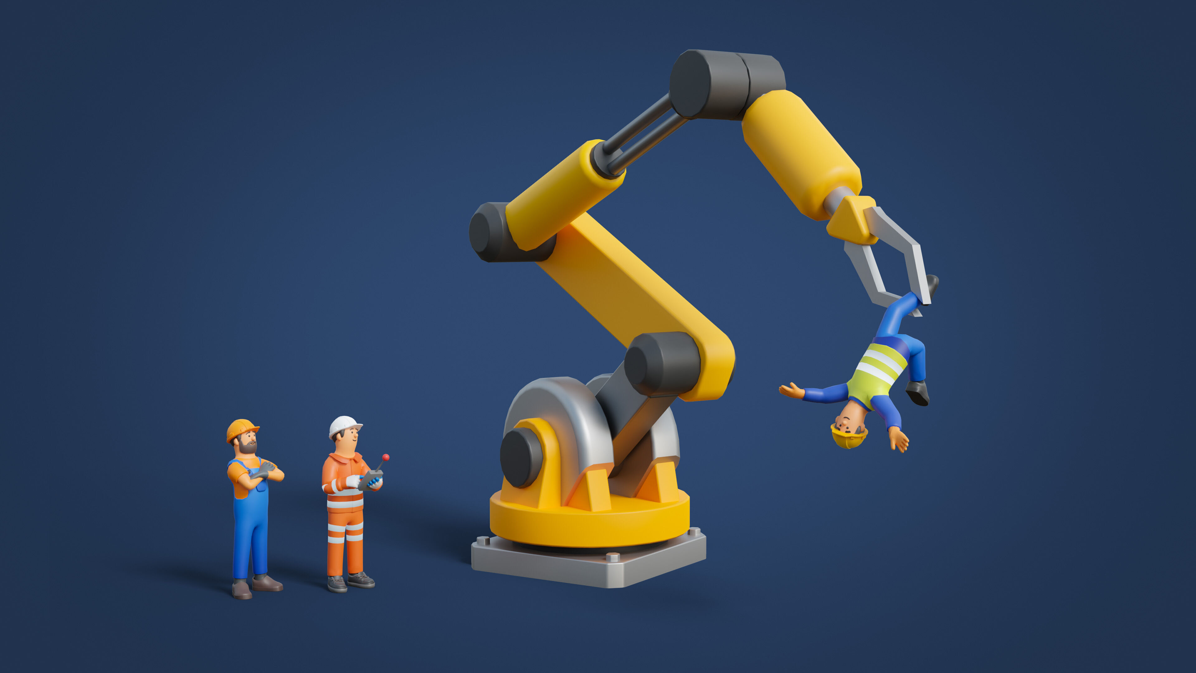 Platformer 15 Factory Low-poly 3D model_42