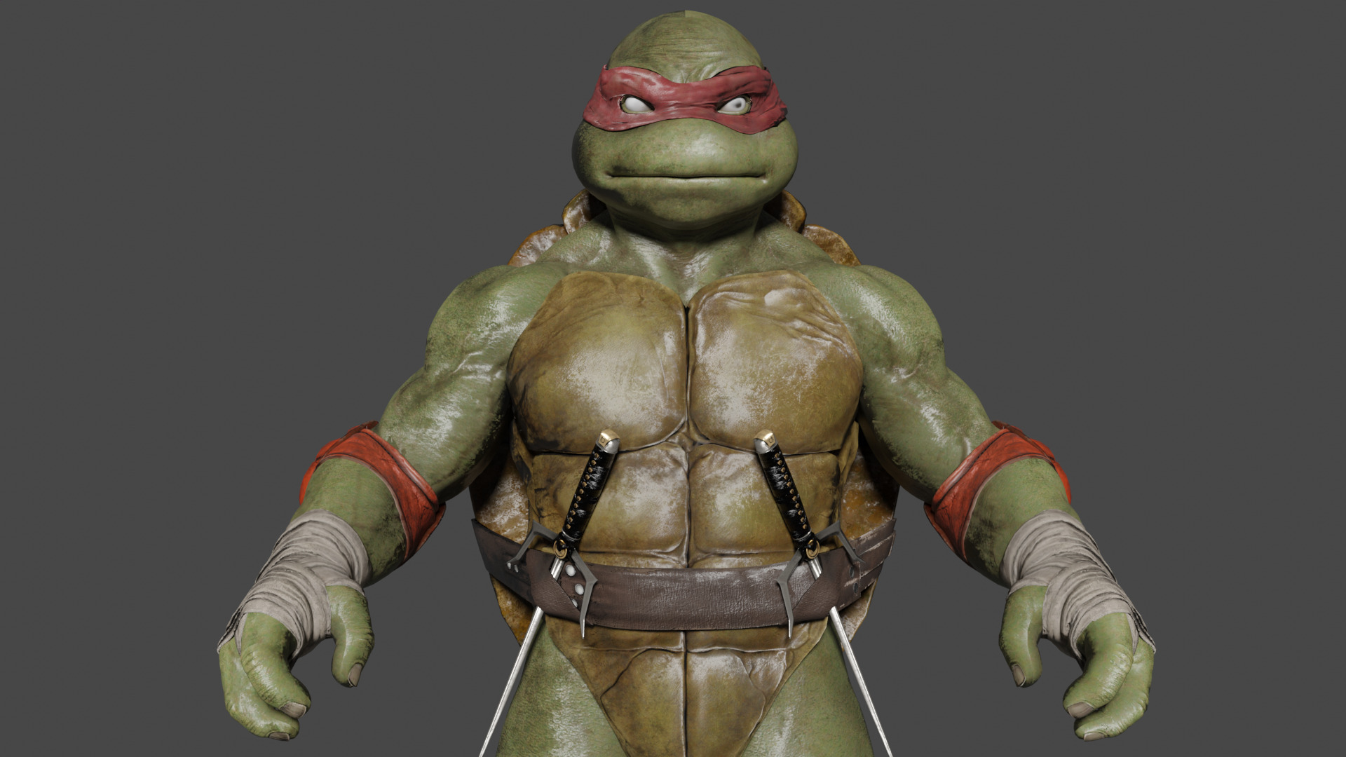 Raphael Low-poly 3D model_1