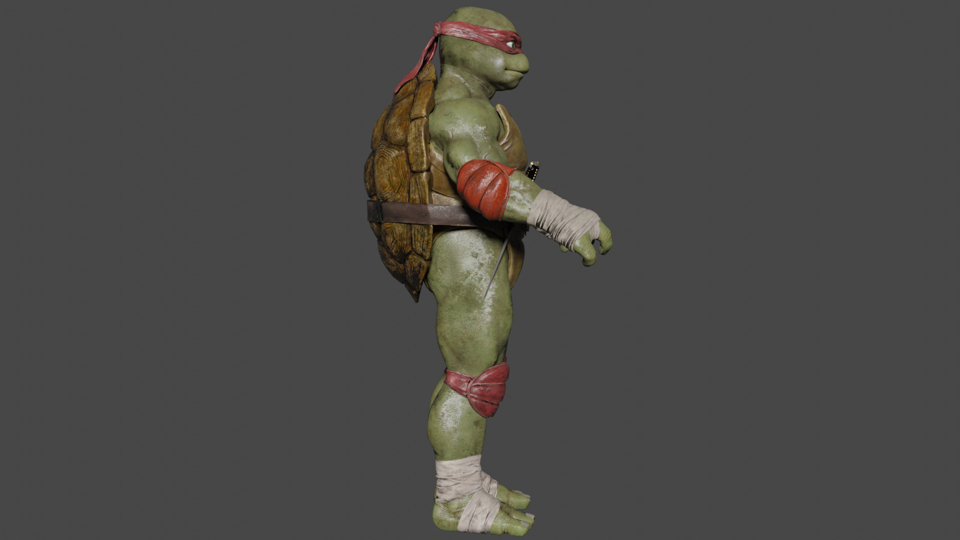 Raphael Low-poly 3D model_2