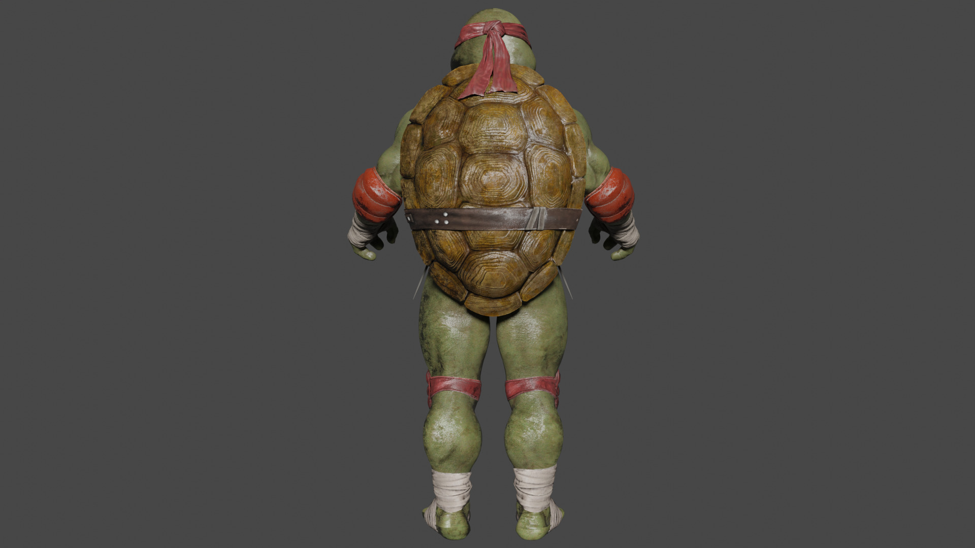 Raphael Low-poly 3D model_4