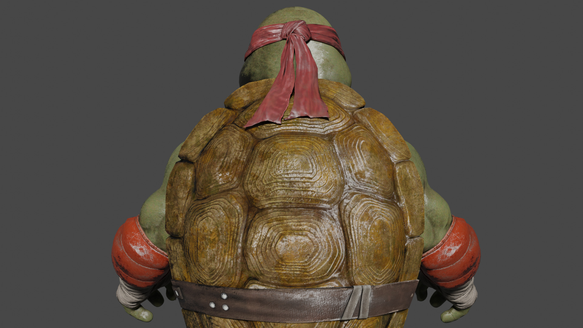 Raphael Low-poly 3D model_5