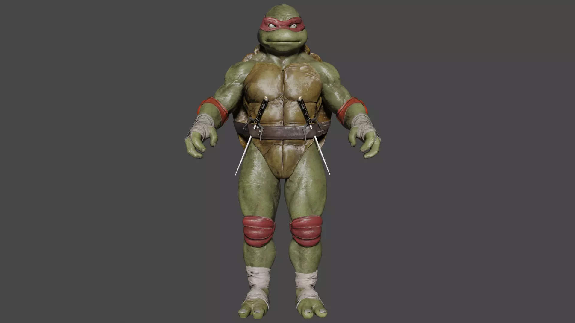 Raphael Low-poly 3D model_0