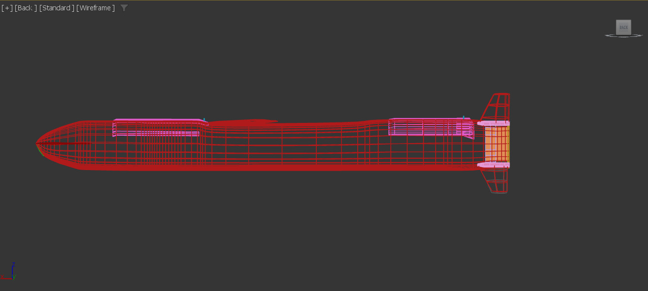 KH-52 MK2 Cruise Missile  Low-poly 3D model_2