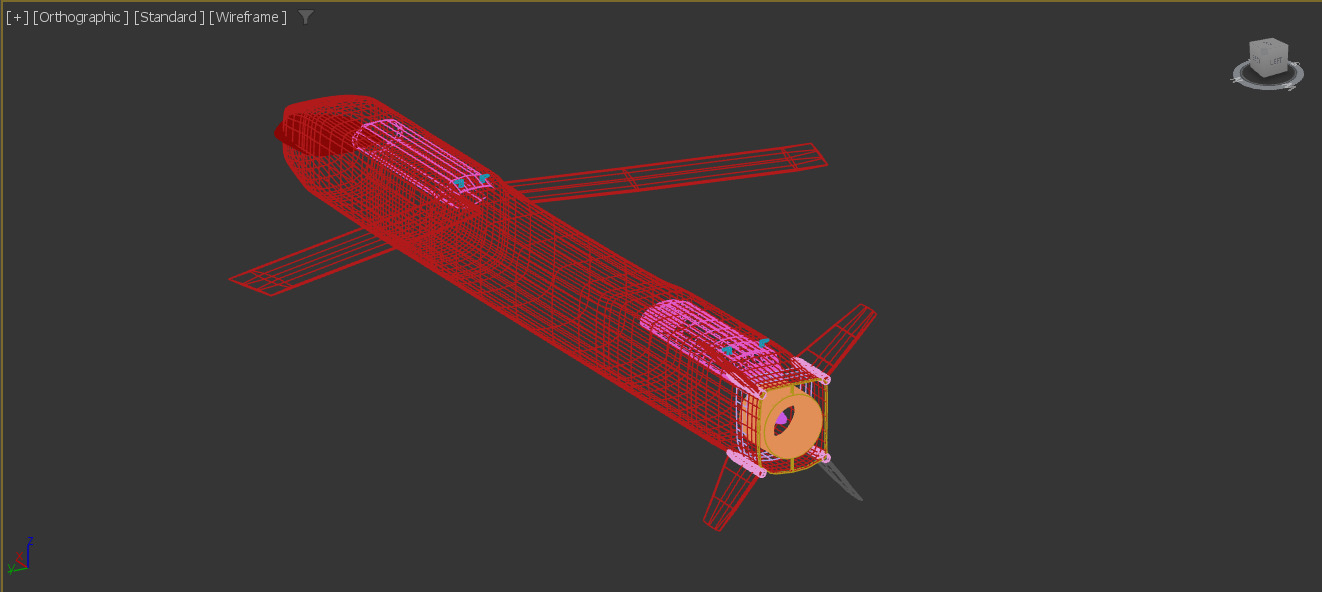 KH-52 MK2 Cruise Missile  Low-poly 3D model_1