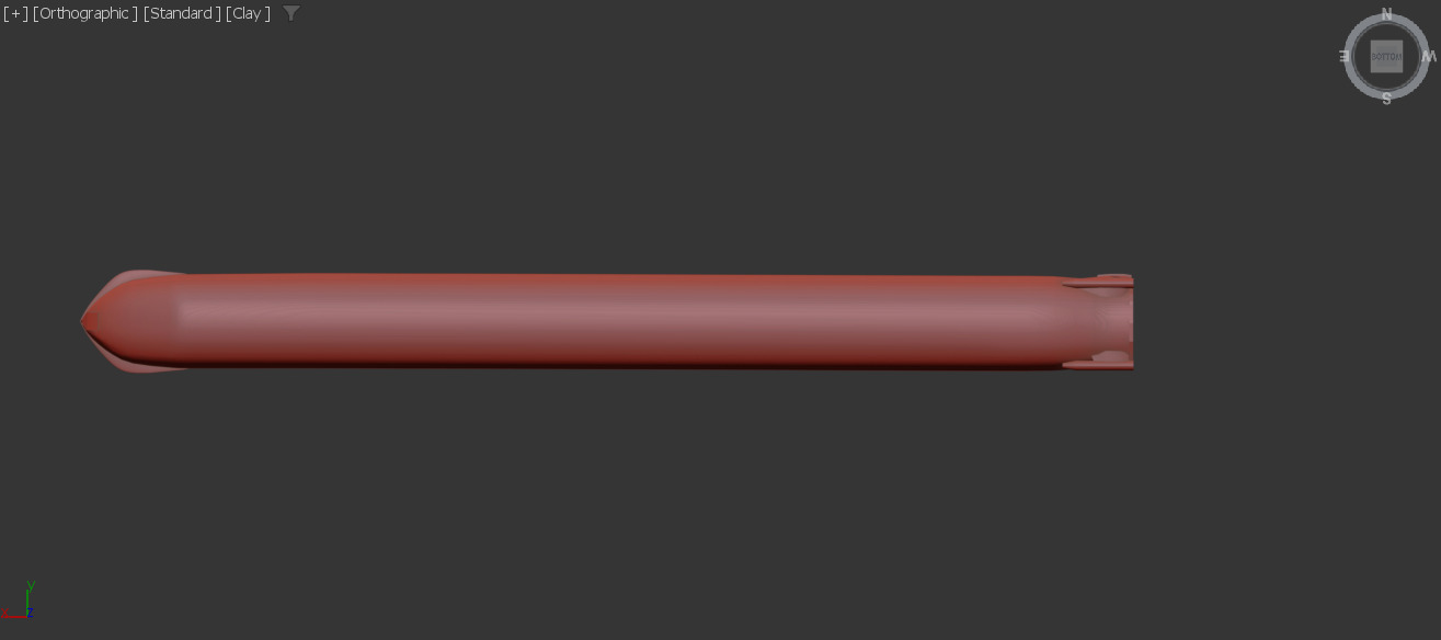 KH-52 MK2 Cruise Missile  Low-poly 3D model_5