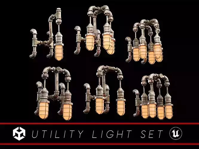 Sci-Fi Utility Light Set