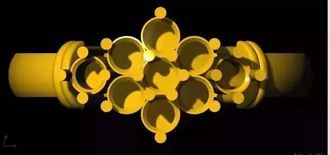 cluster ring 3dm file