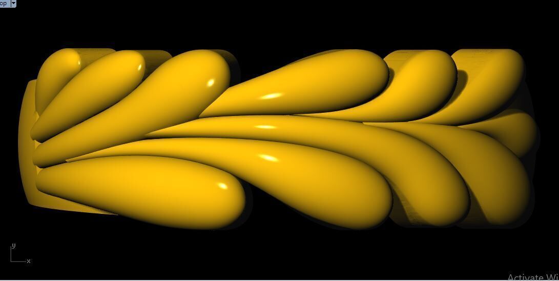 plain ring 3dm file 3D print model_1