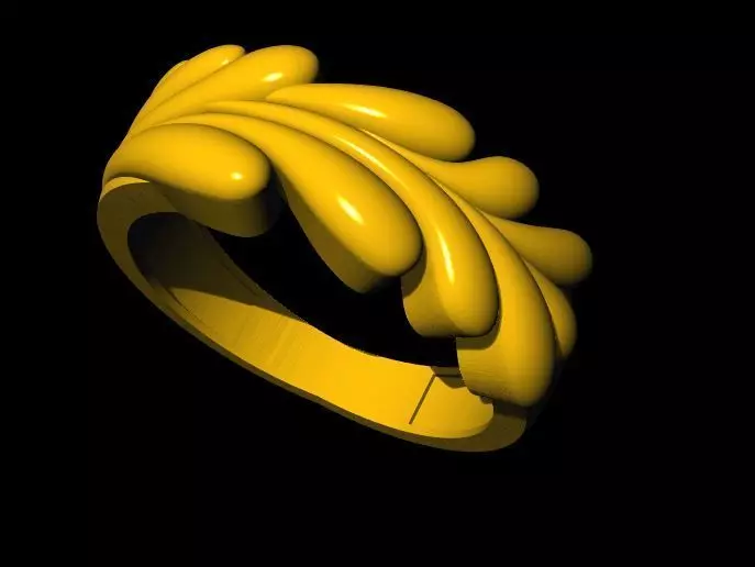 plain ring 3dm file 3D print model_0