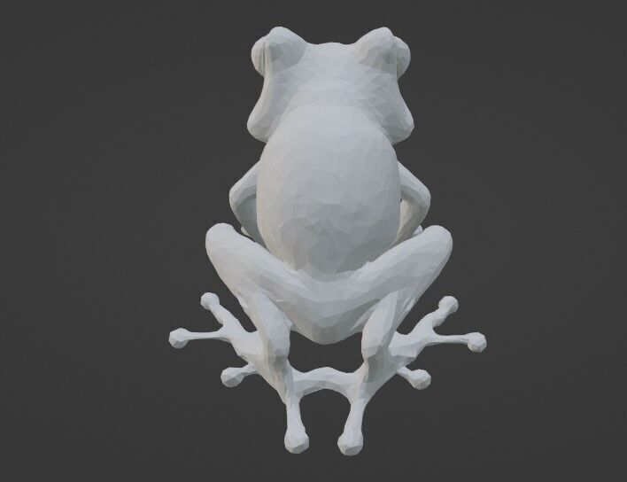 tree frog 3D print model_4