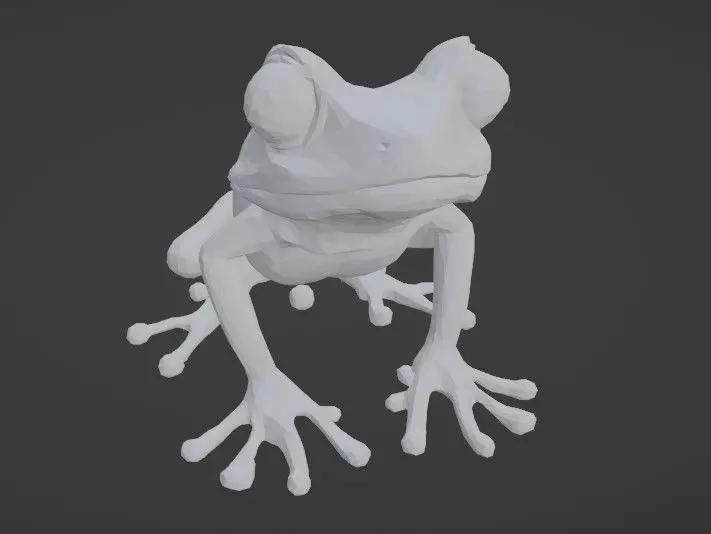 tree frog 3D print model_0