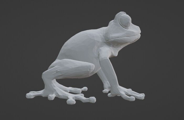 tree frog 3D print model_3