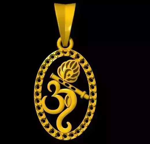 om pendant 3dm file